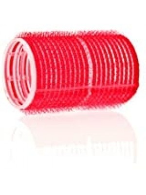 Hair Tools 36mm Large Red velcro roller PK12