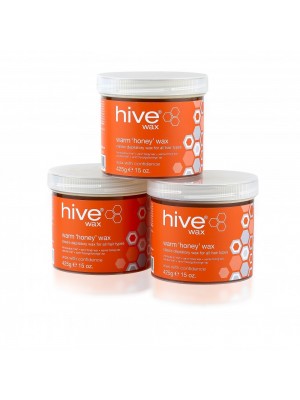 Hive Warm Honey Wax 425g - 3 for 2 Pack