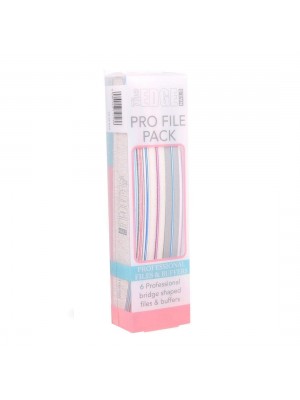 The Edge Nails Pro File Pack - Files & Buffers (6 Piece Pack)