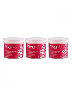 Hive Sensitive Creme Wax 425g  -  3 for 2 Pack