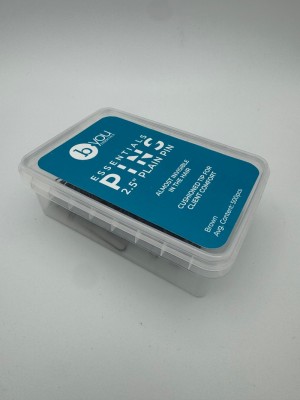 b.you 2.5" Brown Plain Pin 500pk