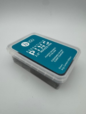 b.you 2.5 Brown Waved Pin PK500