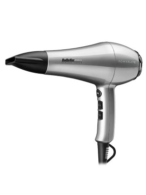 BaByliss Pro Powerlite Hair Dryer - Silver 