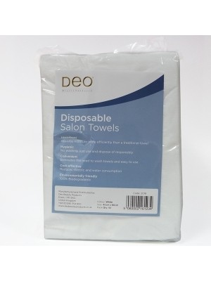 Deo Disposable Towels - White 