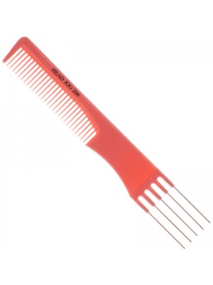 Head Jog Pink Metal Pin Comb 204