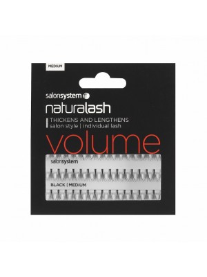 Salon System Individual Lashes Flare Black Medium