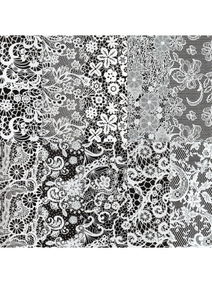 Halo Create - Foil - White Lace pk10