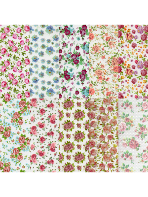 Halo Create - Foil - Vintage Floral pk10