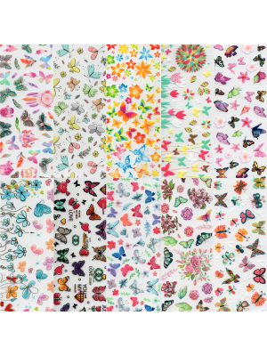 Halo Create - Foil - Butterflies pk10