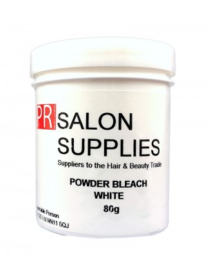 PR Salon Supplies White Powder Bleach 80g