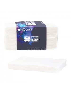 Procare Premium Towels White 50pk