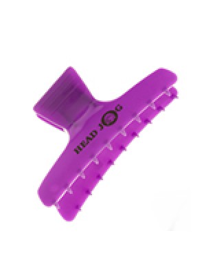 Hair Tools Large Purple Butterfly Clamp PK12