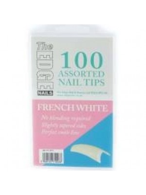The Edge - French White Tips Pk100
