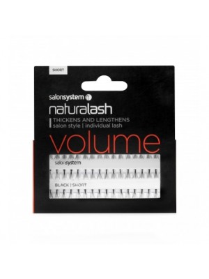 Salon System Individual Lashes Flare Black Short