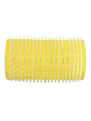 Hair Tools 32mm Yellow velcro roller PK12