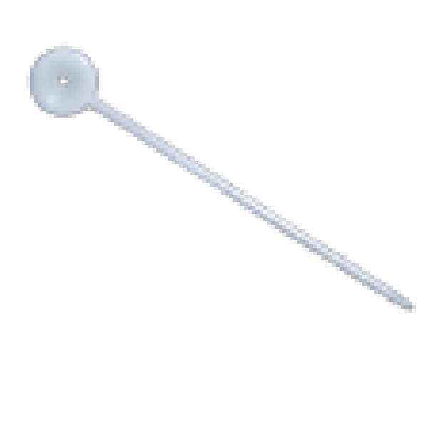 Hair Tools White Plastic Roller Pins PK288 - Hairdressing Accessories - Hair