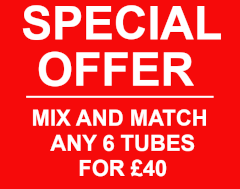 Buy any six tubes for £40