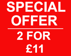 Buy two for only £11