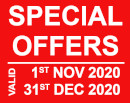 PR November to December Special Offers